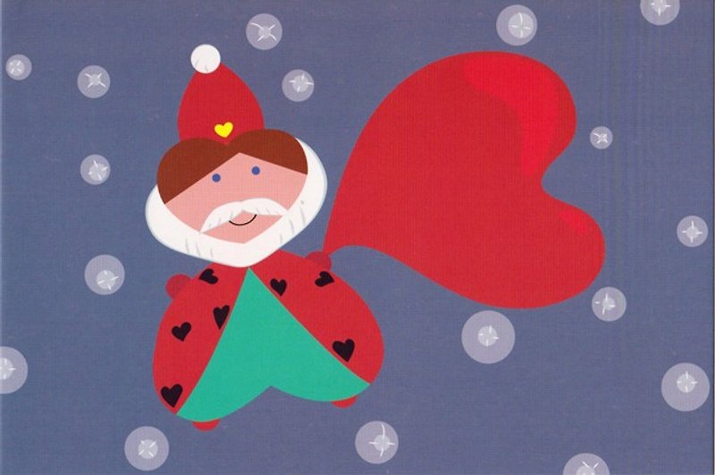 MERRY CHRISTMAS - 萬用卡 明信片 聖誕卡片 - 心意卡/卡片 - 紙 紅色