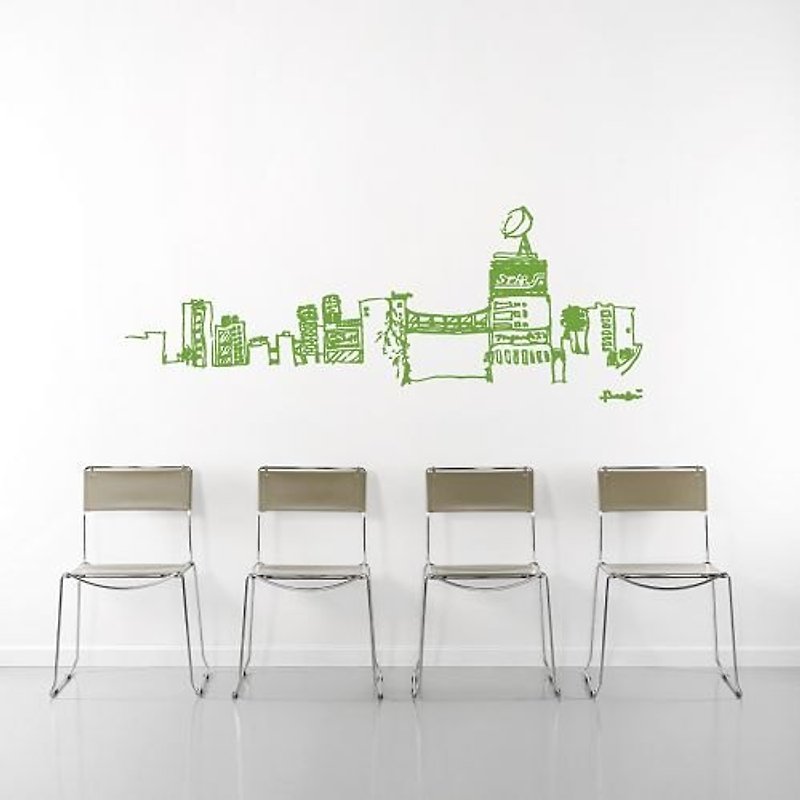 / Sky Line / Wall Sticker / ECO-Material - Wall Décor - Other Materials 