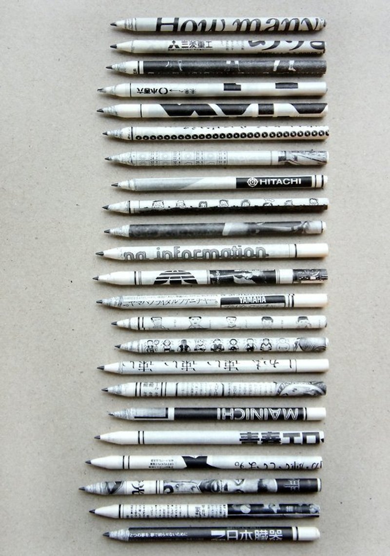號外紙鉛筆 A - その他のペン - 紙 ブラック