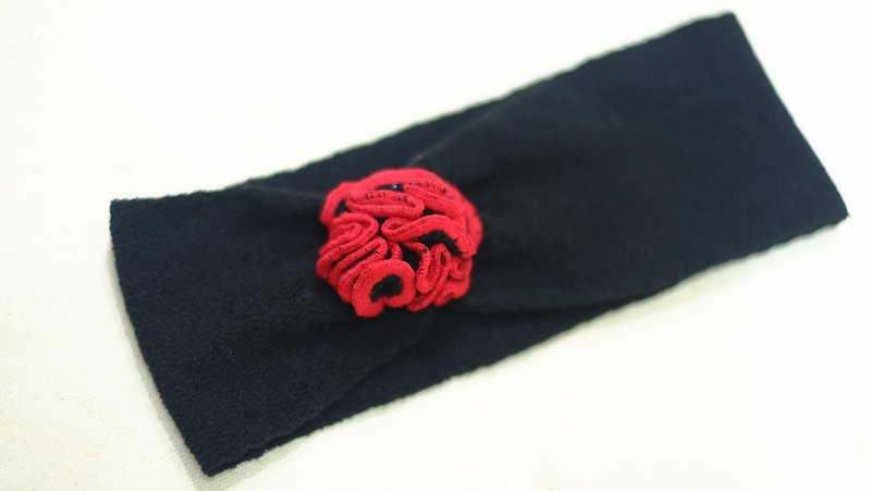 Little flower headband witch Kiki style - Hair Accessories - Other Materials Black
