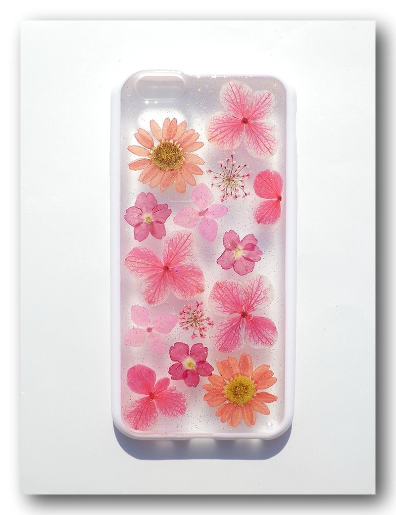 Anny's workshop hand-made Yahua phone protective shell for Apple iphone 6, Part 1 romantic pink - เคส/ซองมือถือ - พลาสติก 