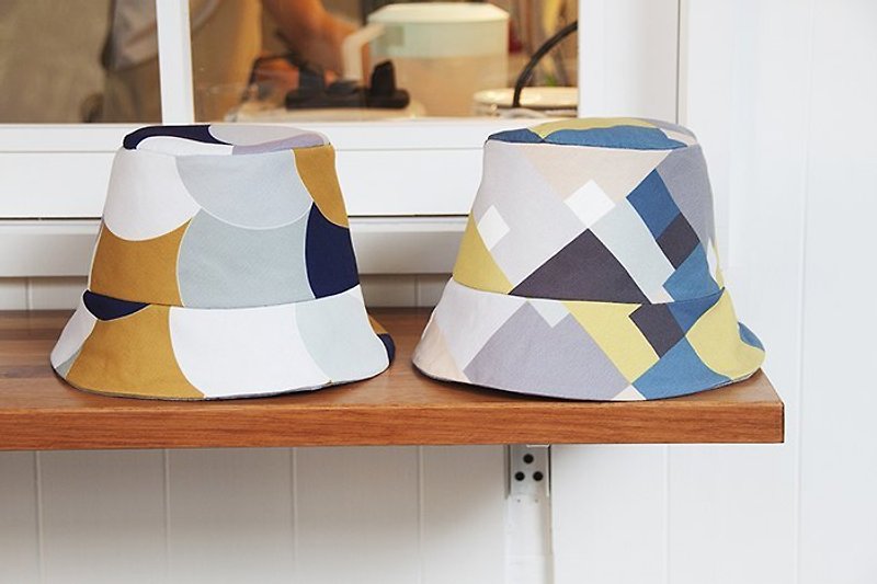 Naturally cool double-sided hat | Mambo geometric series | ss2013 - หมวก - วัสดุอื่นๆ 