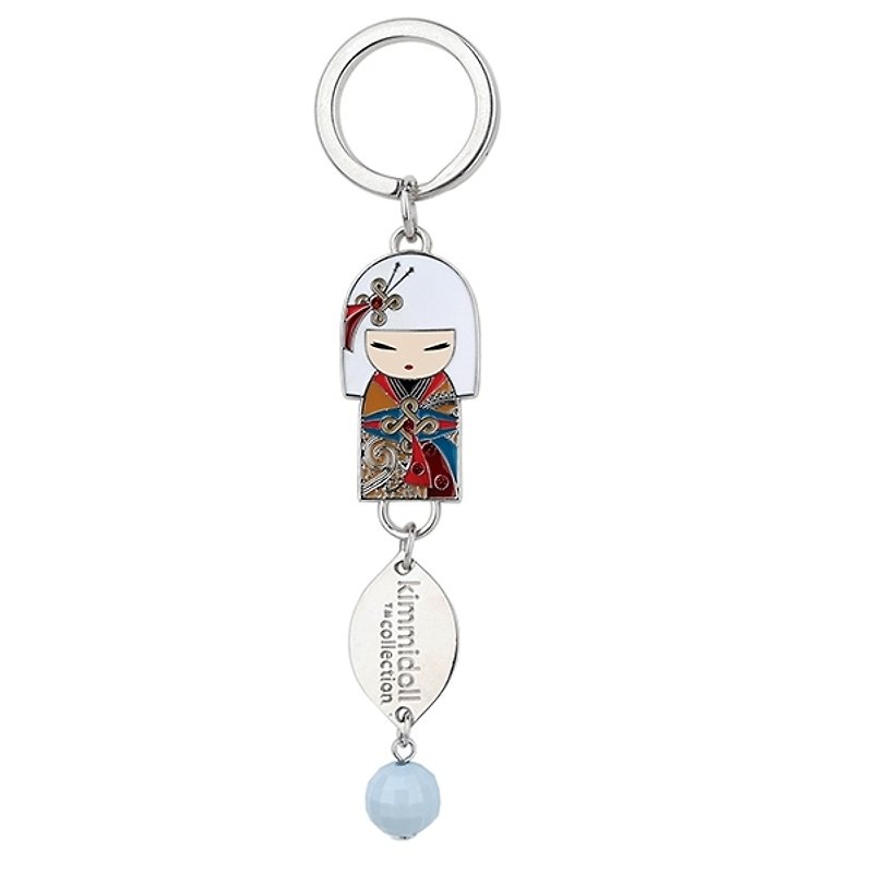 Kimmidoll and blessing doll charm key ring Namika - พวงกุญแจ - โลหะ ขาว