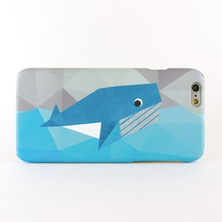 Geometric Whale iPhone case 手機殼 เคสมือถือ 男朋友禮物