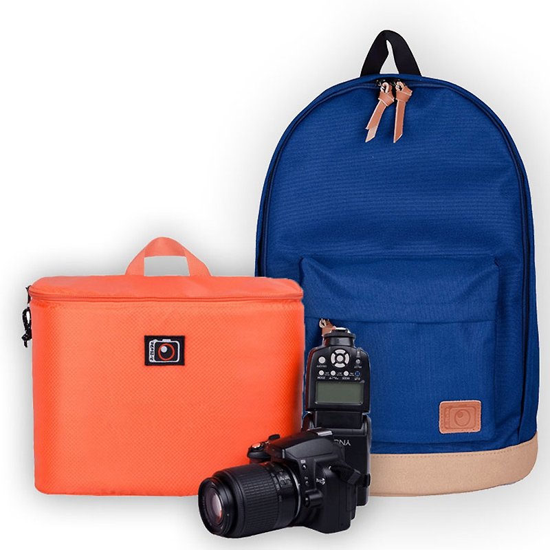 攝影 相機袋內袋 彩色背包 分離設計  (A02x+IN01) - 相機袋 - 防水材質 紅色
