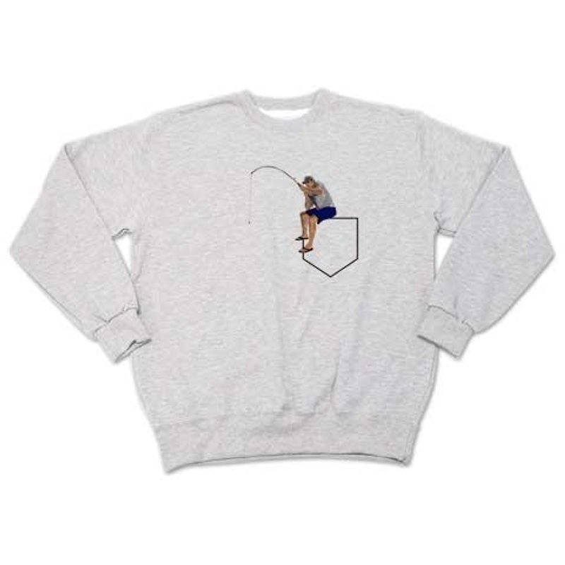 Pocket fishing (sweat ash) - Men's T-Shirts & Tops - Other Materials 