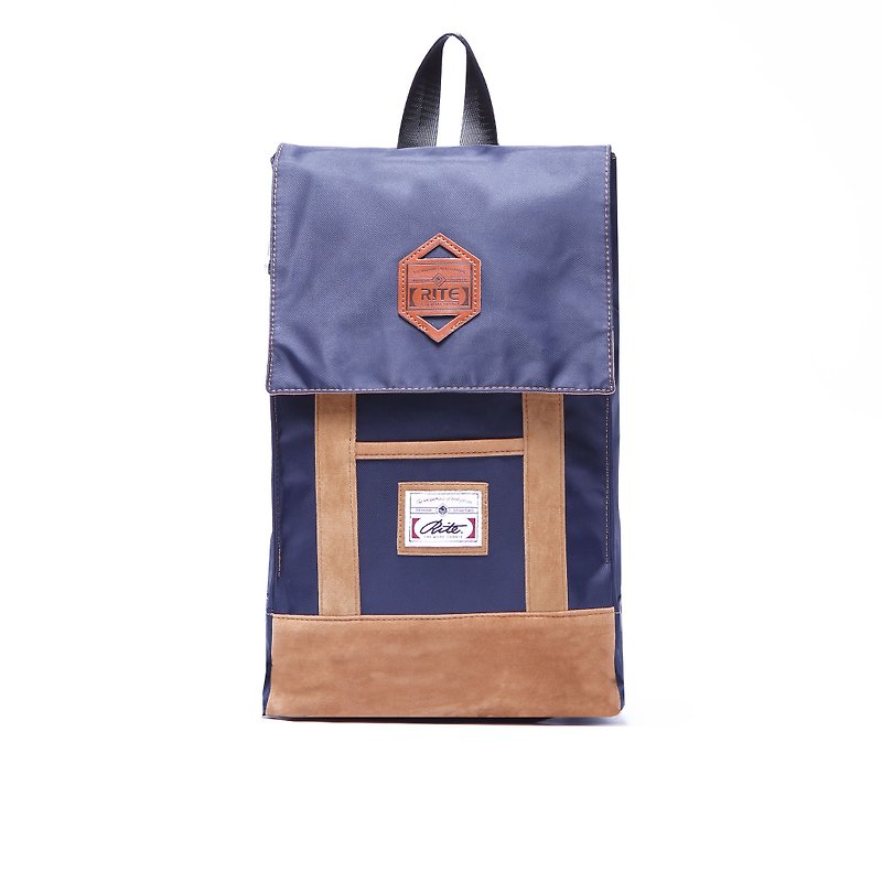 RITE | green paper bag - nylon feet Green | after the original removable backpack - Backpacks - Waterproof Material Blue