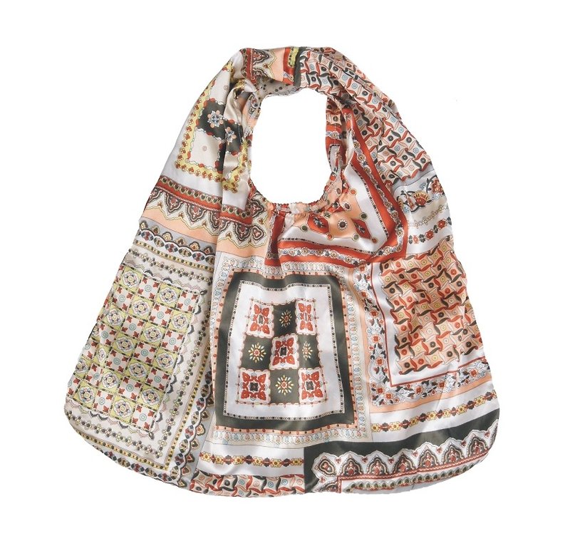 Abu Dhabi satin luxury handbag - Handbags & Totes - Other Materials Multicolor