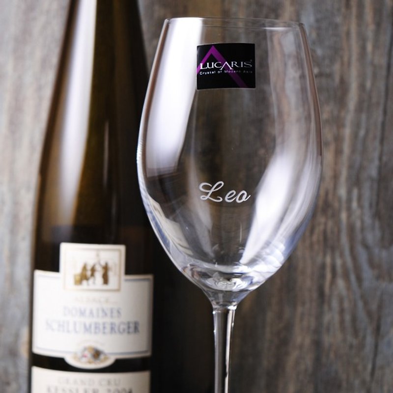 355cc【カスタムクリスタルガラス】ルカリスクリスタルバンコクシリーズクリスタル赤ワイングラス - ワイングラス・酒器 - ガラス 
