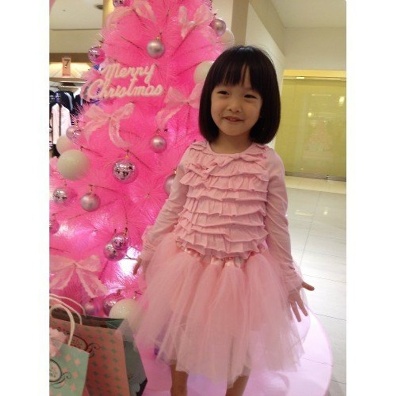 Dolly Classic Long Mesh Peng Peng Skirt-Pale Pink Lady - ชุดเด็ก - วัสดุอื่นๆ สึชมพู