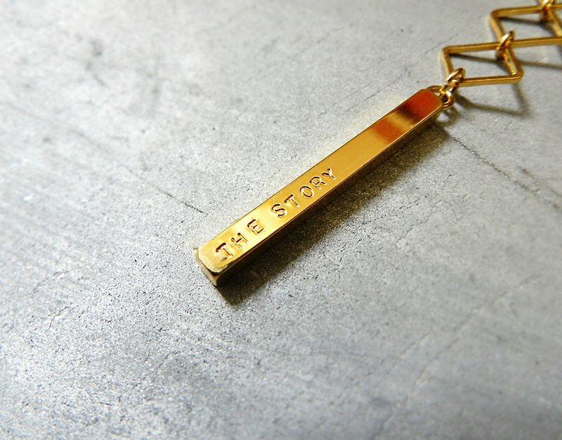 【 客製化 】紀念密碼  獨一無二的專屬禮物 - สร้อยคอ - โลหะ สีทอง