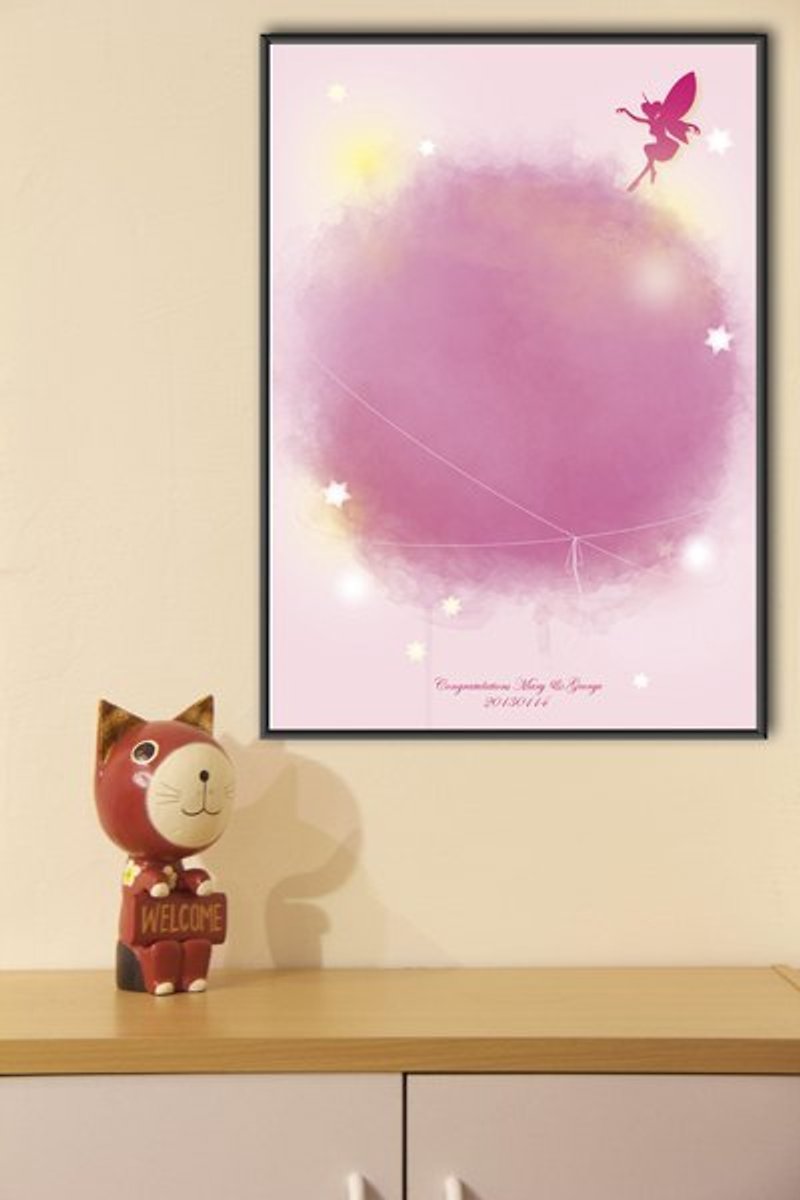 テキーラ オリジナル デザイン ポスター A3 アップライト - シグネチャー ツリー - elf - その他 - 紙 ピンク