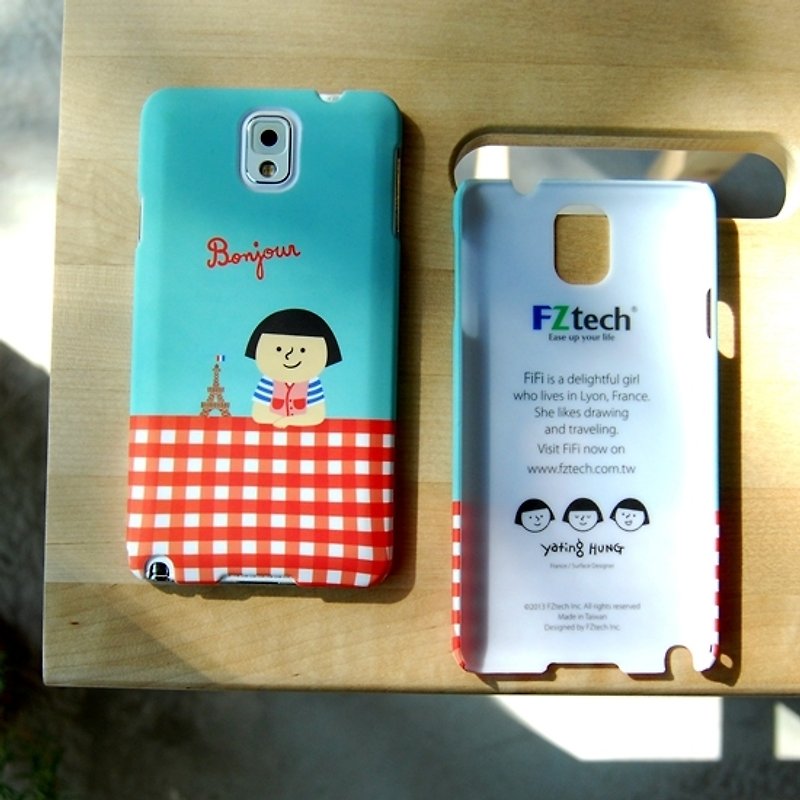 FiFi城市旅行系列 Samsung Note3 保護殼 (紅色桌布款) - 手機殼/手機套 - 塑膠 紅色