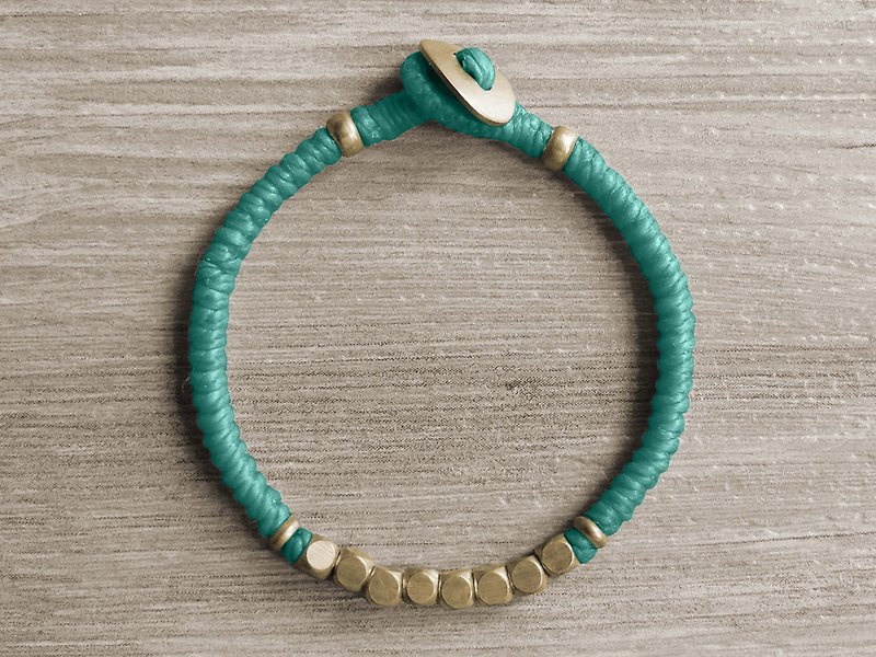 | CHELSEA | x Wax Bronze wire lanyard x x x bracelet Wristband x customization. So pretentious - Bracelets - Copper & Brass Multicolor