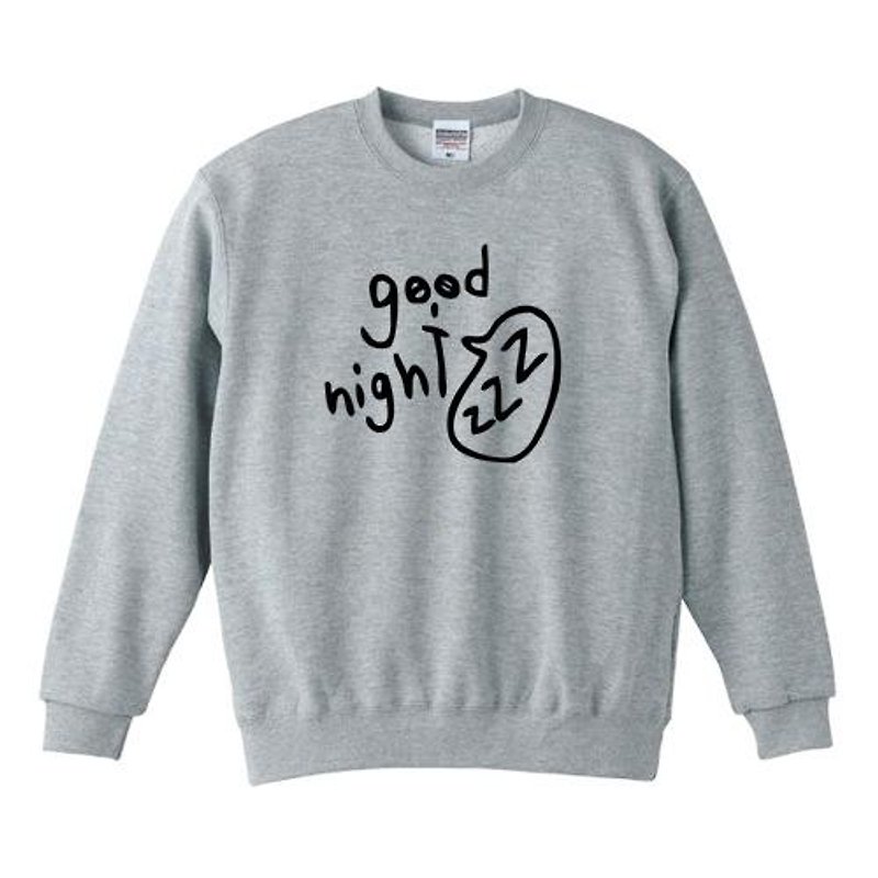 good night sweatshirt - เสื้อฮู้ด - ผ้าฝ้าย/ผ้าลินิน 