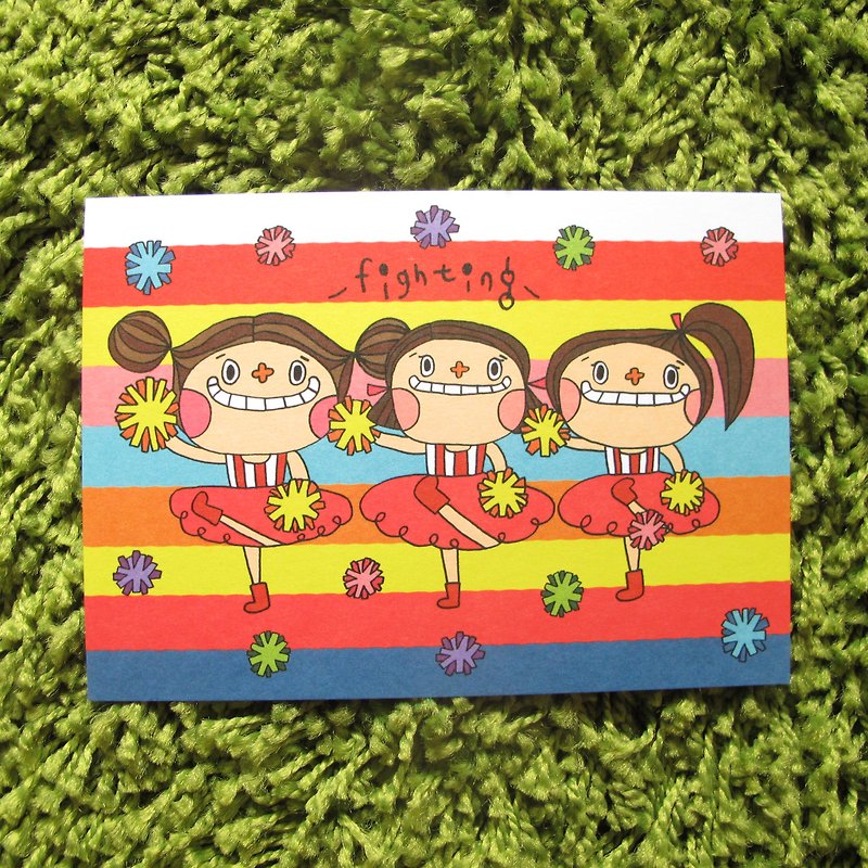 Flowers big nose postcard - Team - Cards & Postcards - Paper Multicolor