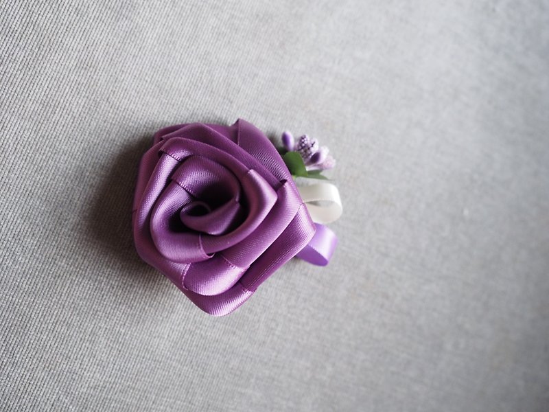 Sunflower 手作髮夾/髮圈 - 髮飾 - 其他材質 紫色