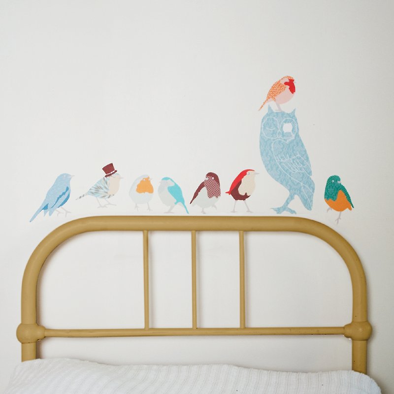 Birds singing - Earth < love mae Australia nontoxic patent wall stickers small > - Wall Décor - Other Materials Multicolor