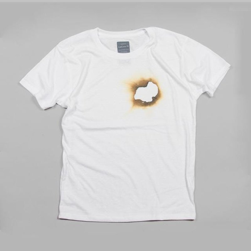 Scorched paper Tcollector interesting design T-shirts - เสื้อยืดผู้หญิง - ผ้าฝ้าย/ผ้าลินิน 