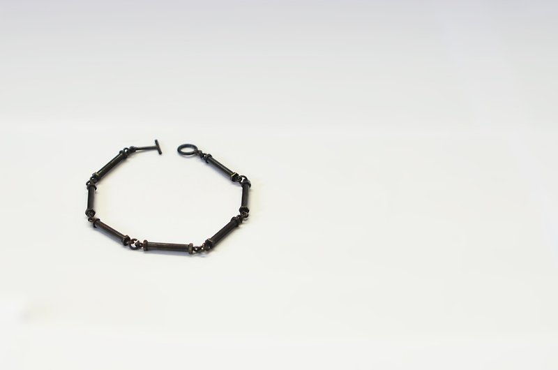 Screw fabric bracelets - Bracelets - Other Metals Black