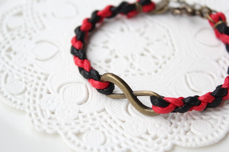 [UNA-Yona Handmade] Unlimited Love - Bracelets - Other Metals Red