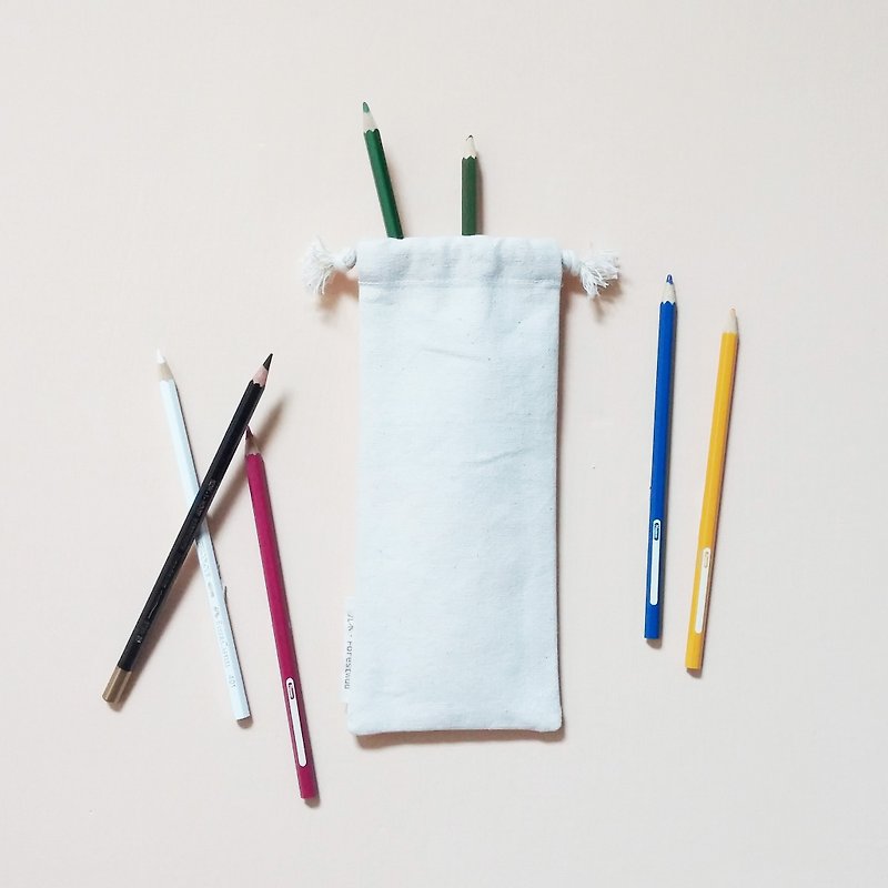 Blank pencil case - กล่องดินสอ/ถุงดินสอ - วัสดุอื่นๆ ขาว