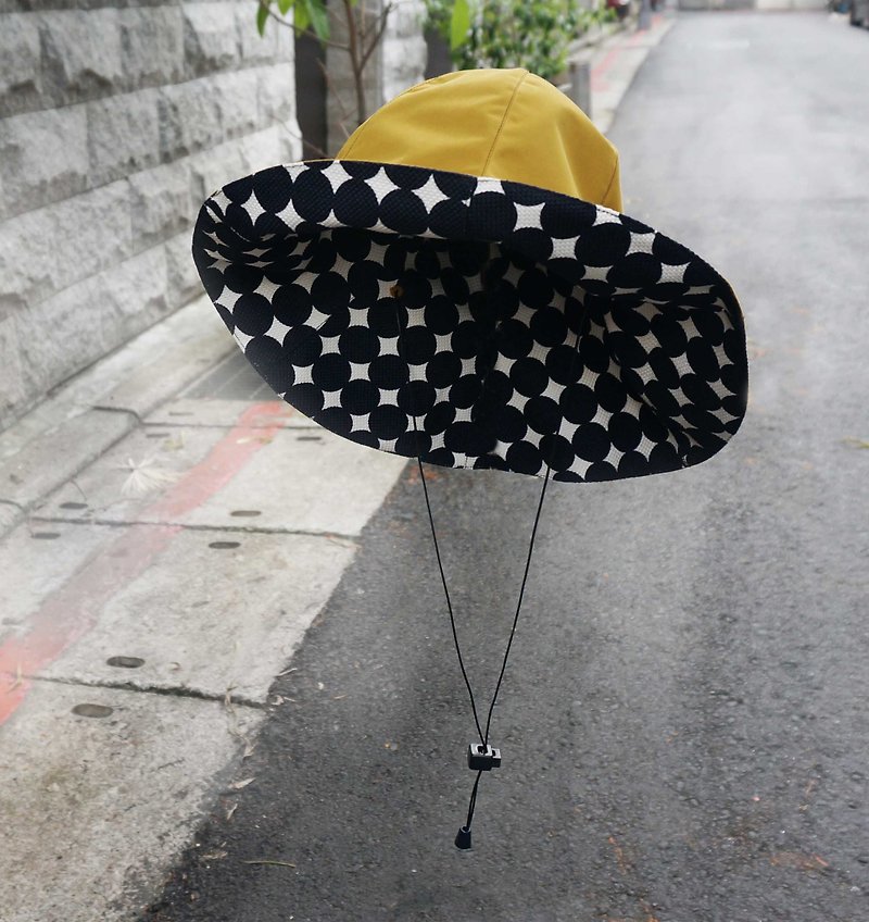 Sienna晴雨ALL PASS帽 - 帽子 - 其他材質 黃色