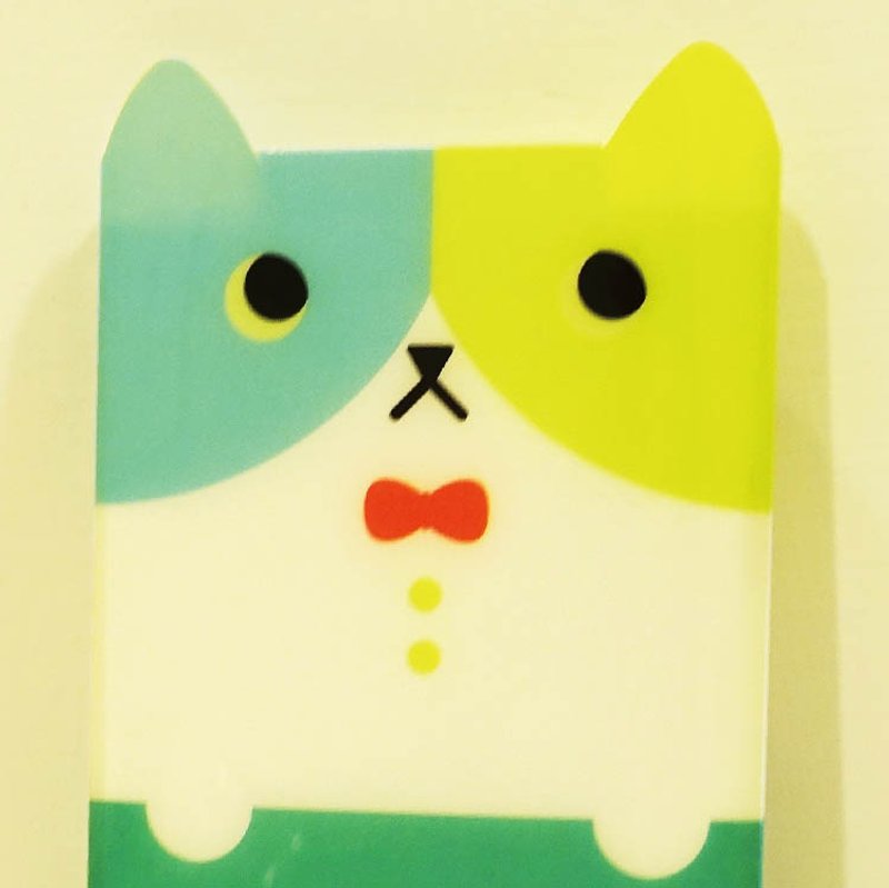 hime's cats 我的貓隨身筆記本- 條紋藍貓書套 + 空白筆記簿 - 筆記本/手帳 - 塑膠 藍色