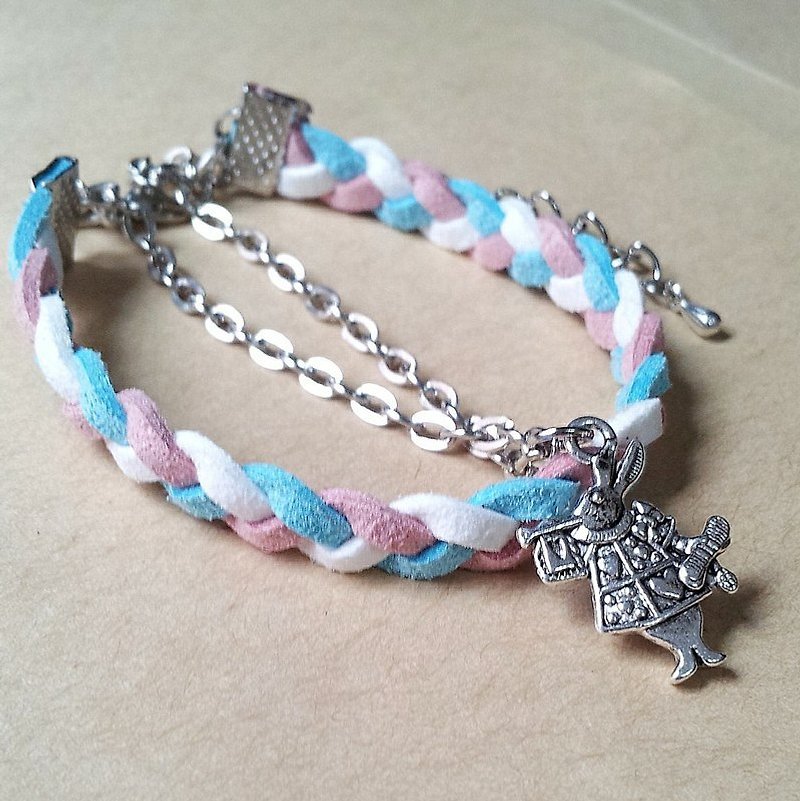 Alice beard small star - Alice rabbit ★ Korean velvet bracelet - Bracelets - Other Materials 