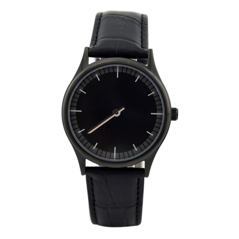 Christmas Gift-Slow Time Watch-Unisex Design-Free Shipping Worldwide - นาฬิกาผู้หญิง - โลหะ สีดำ