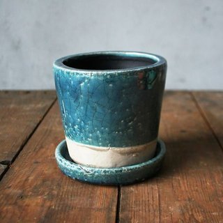 Dulton pottery glaze pots _ Starlight blue midnight blue