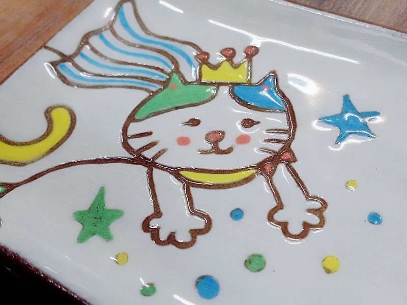 [Model tray] Cat little prince - go! Fly with me - Pottery & Ceramics - Pottery 