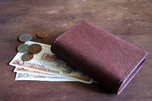 - Washing paper short clip / wine red
