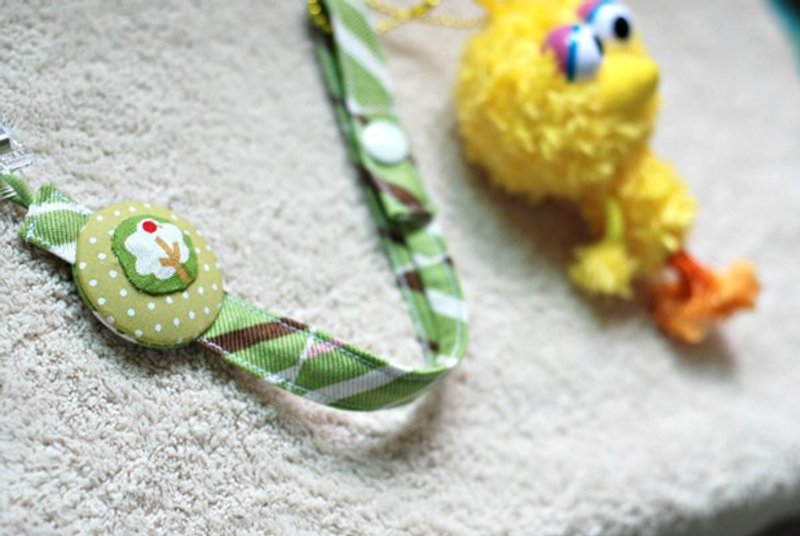 Handmade pacifier chain (toy chain) - tree section - Bibs - Other Materials 