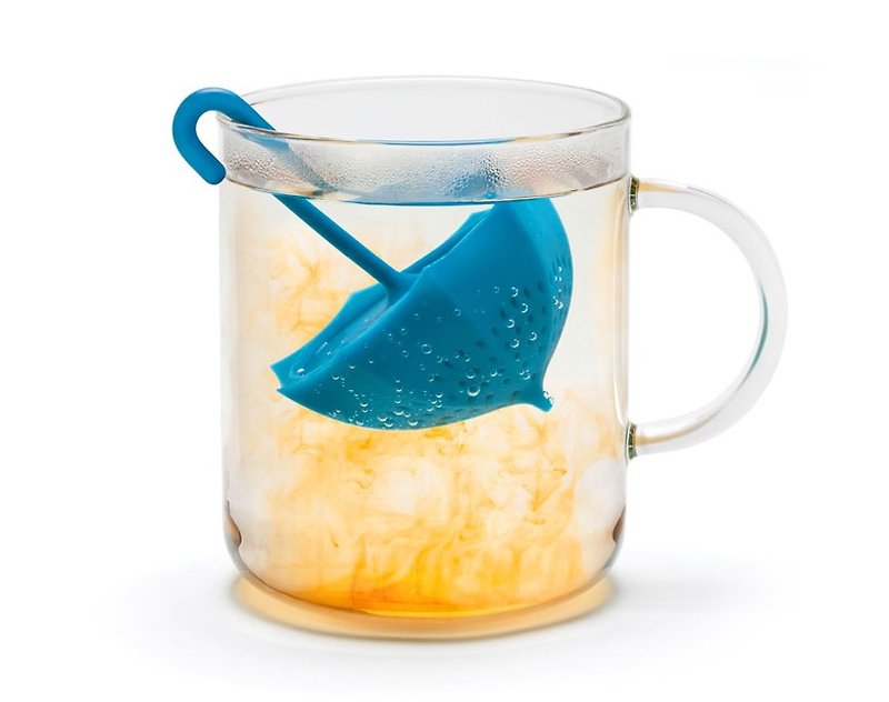 OTOTO- tea is a small umbrella - Teapots & Teacups - Silicone Blue