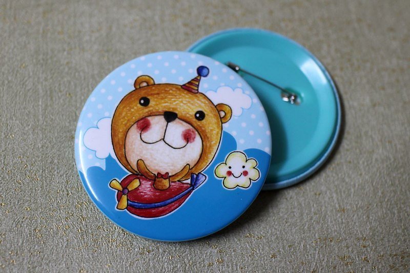 Big Badge (Bear Airplane) - Other - Other Metals 