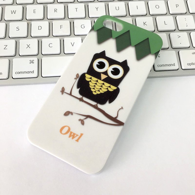 Pet Owl Print Soft / Hard Case for iPhone X,  iPhone 8,  iPhone 8 Plus,  iPhone 7,  iPhone 7 Plus iPhone 6/6s,  iPhone 6/6s Plus, - อื่นๆ - พลาสติก 