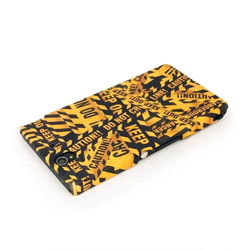 Kalo 卡樂創意 Xperia Z 彩繪風格保護殼-封鎖線 - 其他 - 塑膠 金色