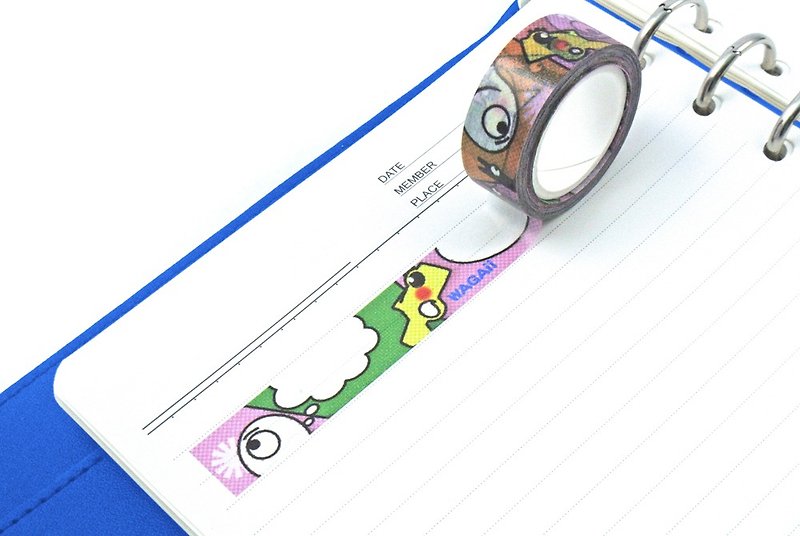 【Note Paper Tape】Notes/Markers/Bookmarks/Paper Strips/Decoration - Washi Tape - Paper Multicolor