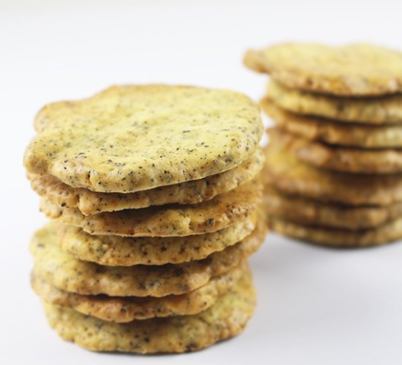 English Earl Grey Tea Handmade Biscuits - Handmade Cookies - Fresh Ingredients Orange