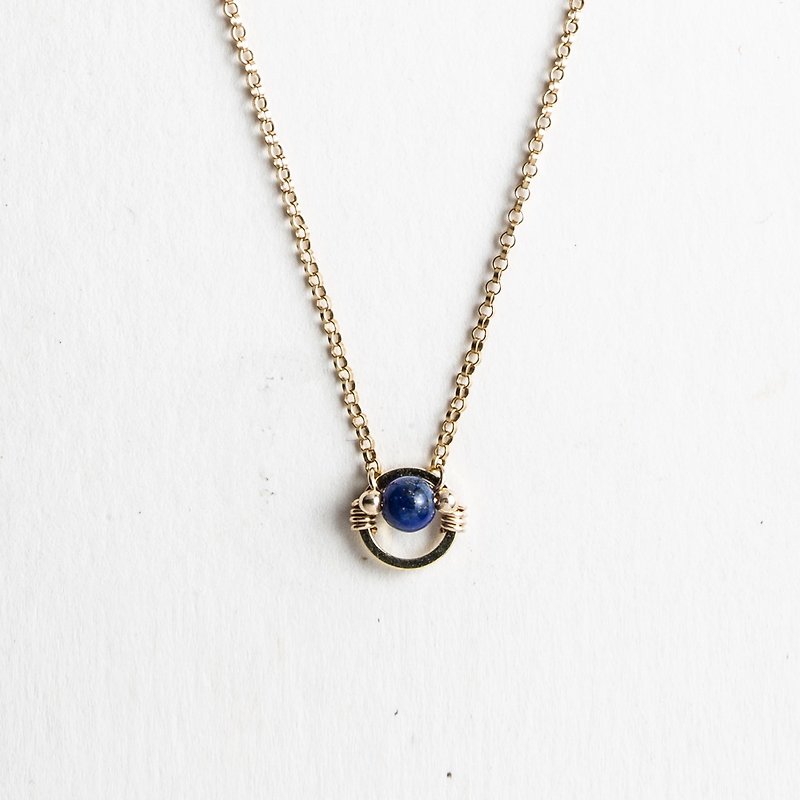 Be Brave / Lapis / Choker / Necklace - Necklaces - Gemstone Blue