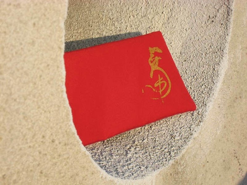 Red cotton bag / cell phone bag / certificate bag (envelope paragraph) Red - Chinese New Year - Other Materials Red