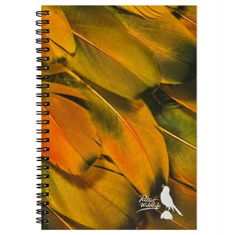 O'BON Green Sugar Cane Notebook_Art Feather Series_黄澄 - สมุดบันทึก/สมุดปฏิทิน - วัสดุอื่นๆ สีทอง
