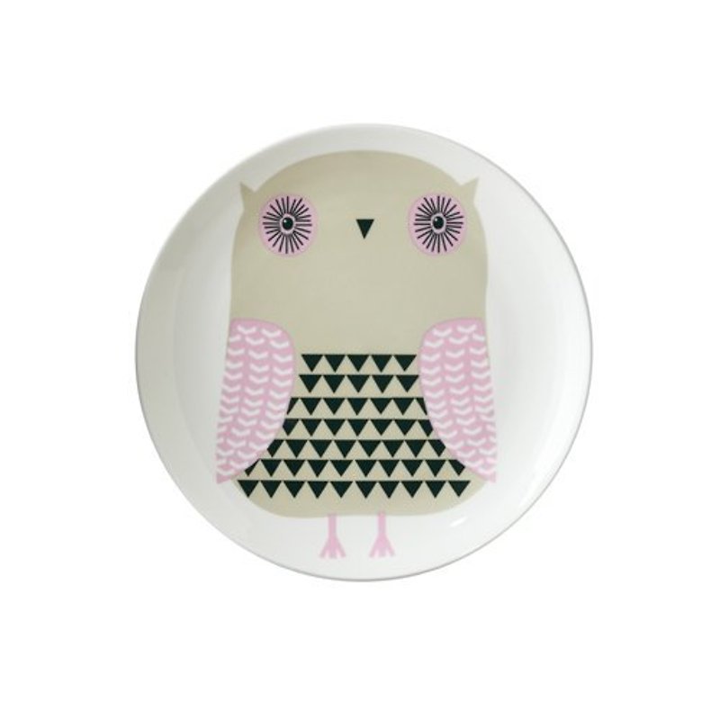 OWL bone china plate | WOOW COLLECTION - จานและถาด - วัสดุอื่นๆ 
