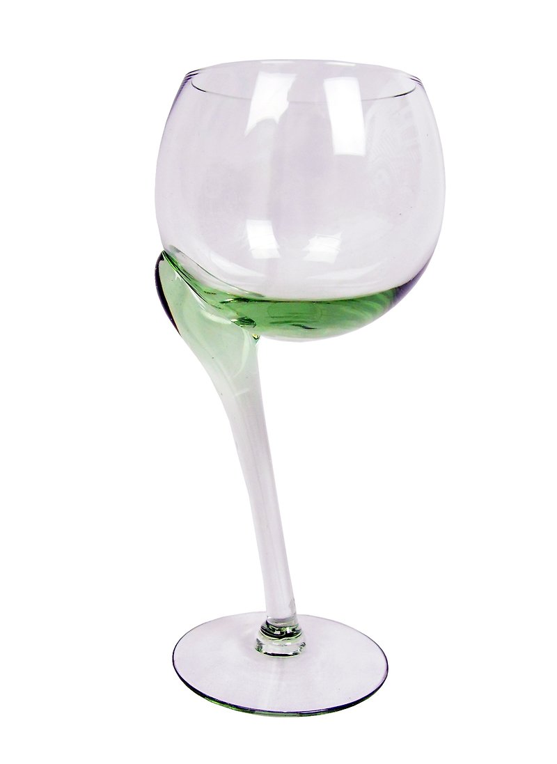 Recycling glass glasses high heels _ fair trade - Cookware - Glass White