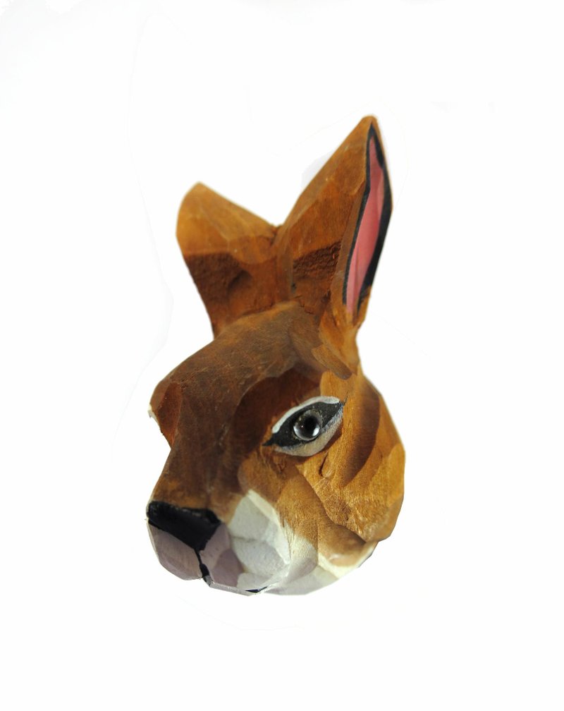 SUSS- wood animal series designer handle _ applicable cabinet / drawer / door handles / handle (rabbit) - อื่นๆ - ไม้ สีนำ้ตาล