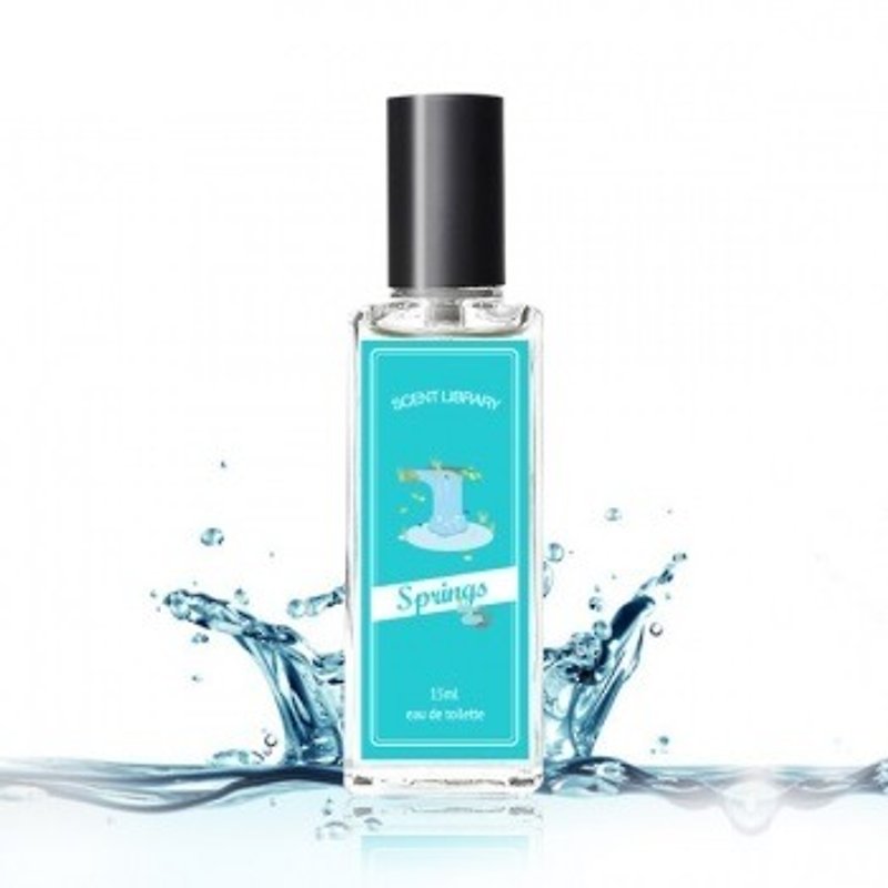 【Springs】 ScentLibrary Eau de Toilette Natural Series 15ml - Fragrances - Glass Blue