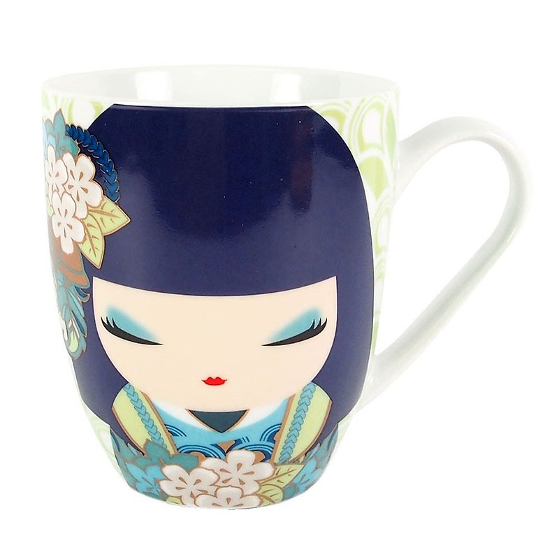 Mug-Masayo is true to myself [Kimmidoll Cups-Mugs] - แก้วมัค/แก้วกาแฟ - ดินเผา สีน้ำเงิน