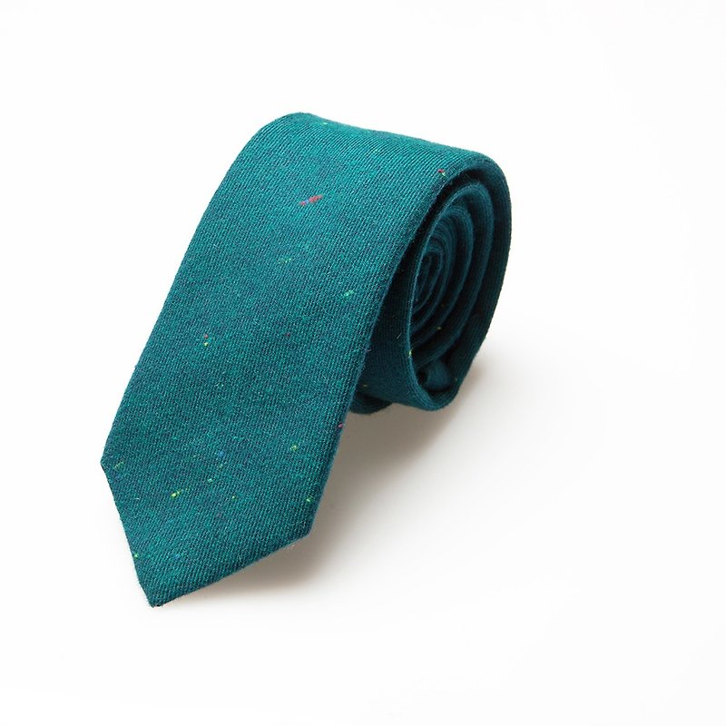 Thomas Green Tie - อื่นๆ - ผ้าฝ้าย/ผ้าลินิน สีเขียว