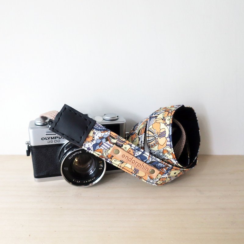 【endorphin】手工相機背帶 旅行系列-埃及 - 相機帶/腳架 - 棉．麻 多色